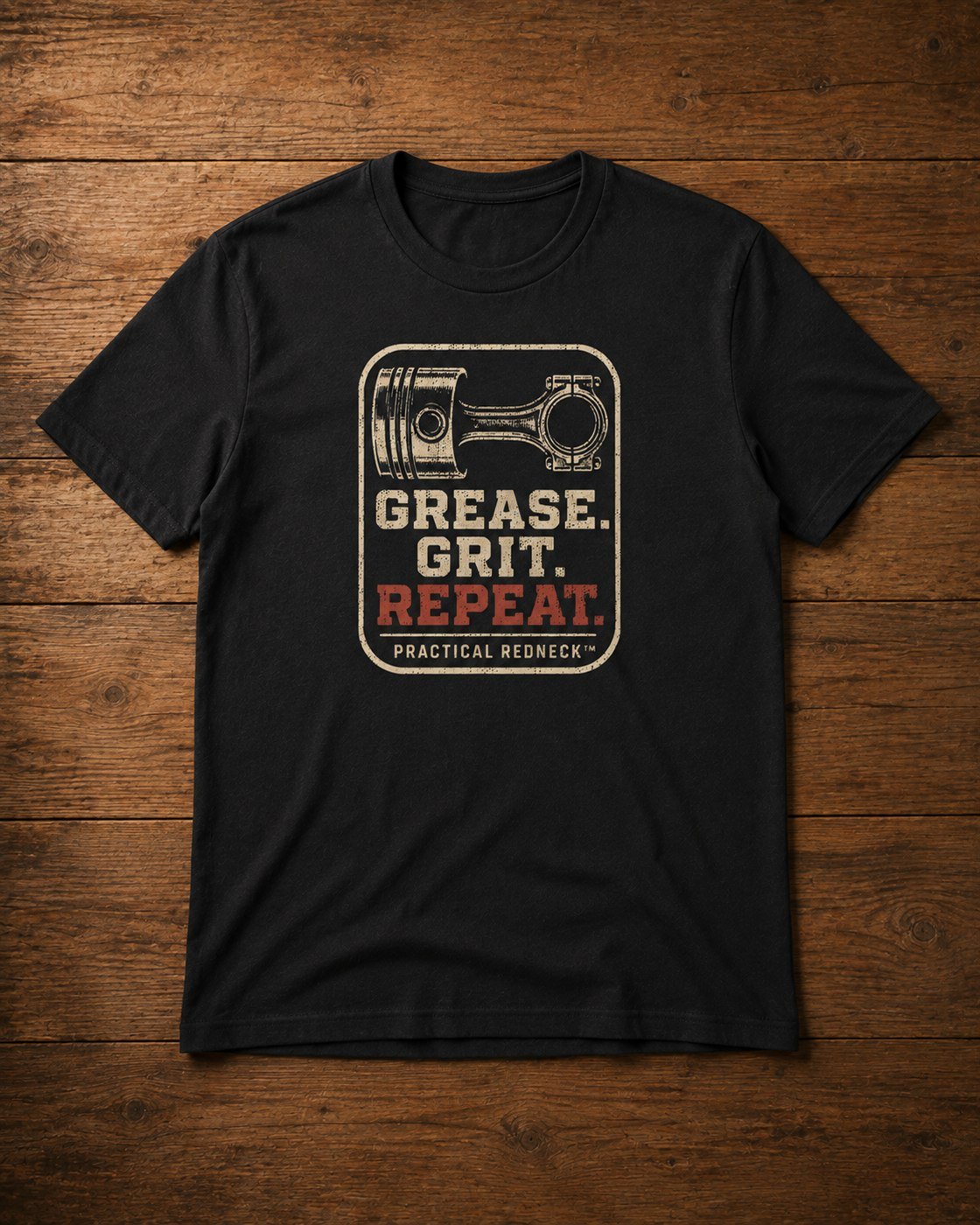 Grease. Grit. Repeat. Tee